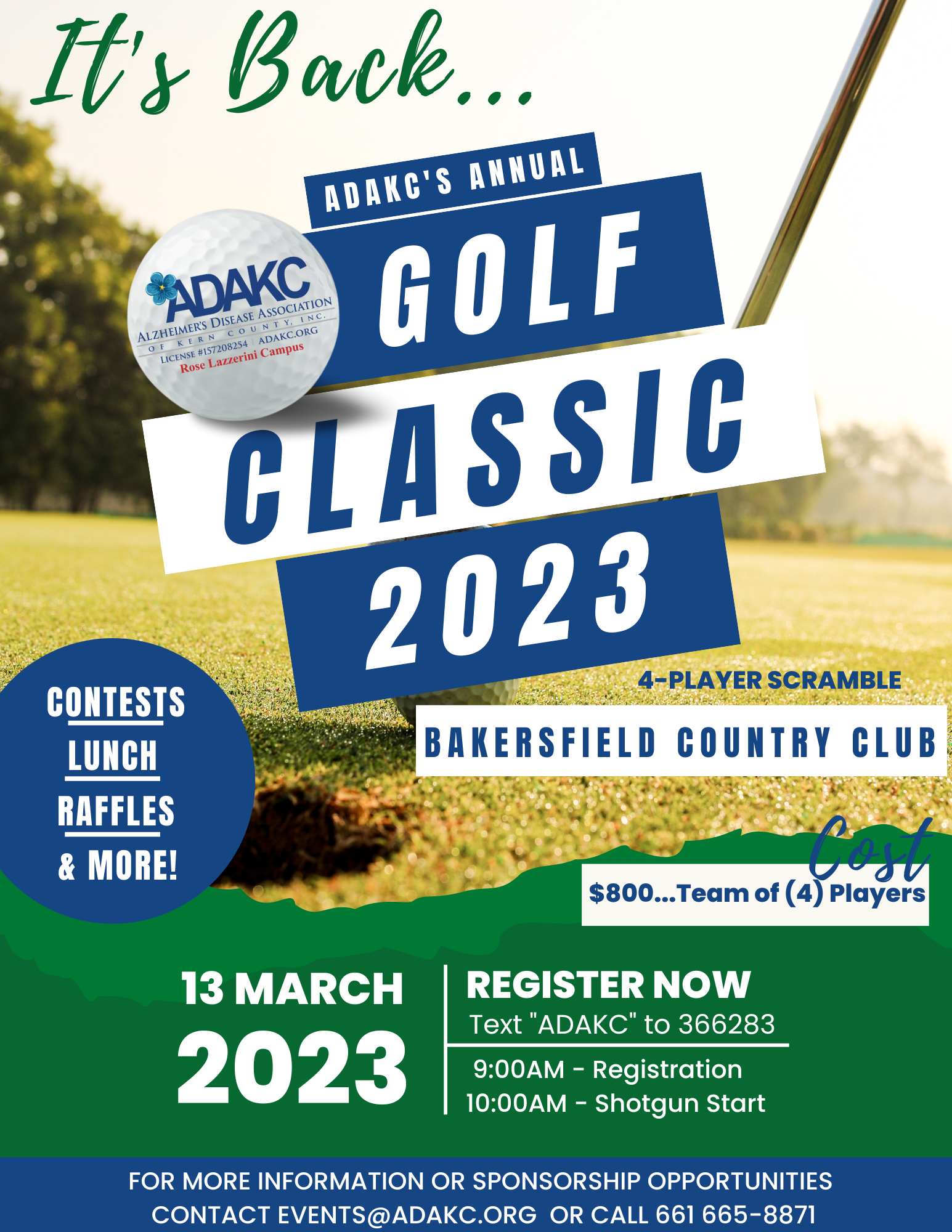 Golf Classic 2023 Flyer