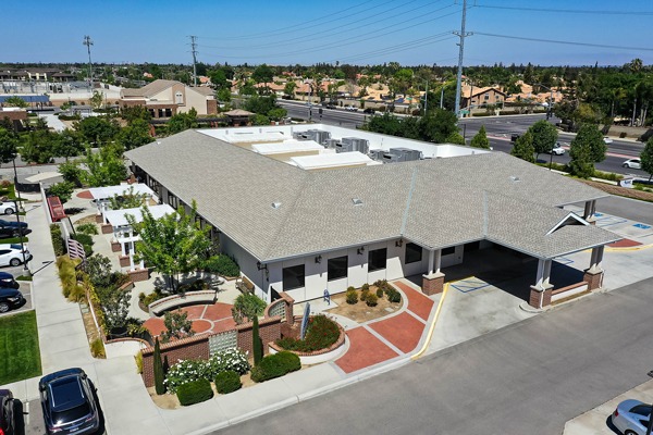 Aerial view of ADAKC Rose Lazzerini Campus